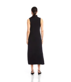 Sleeveless Turtleneck Sweater Dress -Karen Kane Store 3L89172 BLK karenkane 2025 fall 00 4