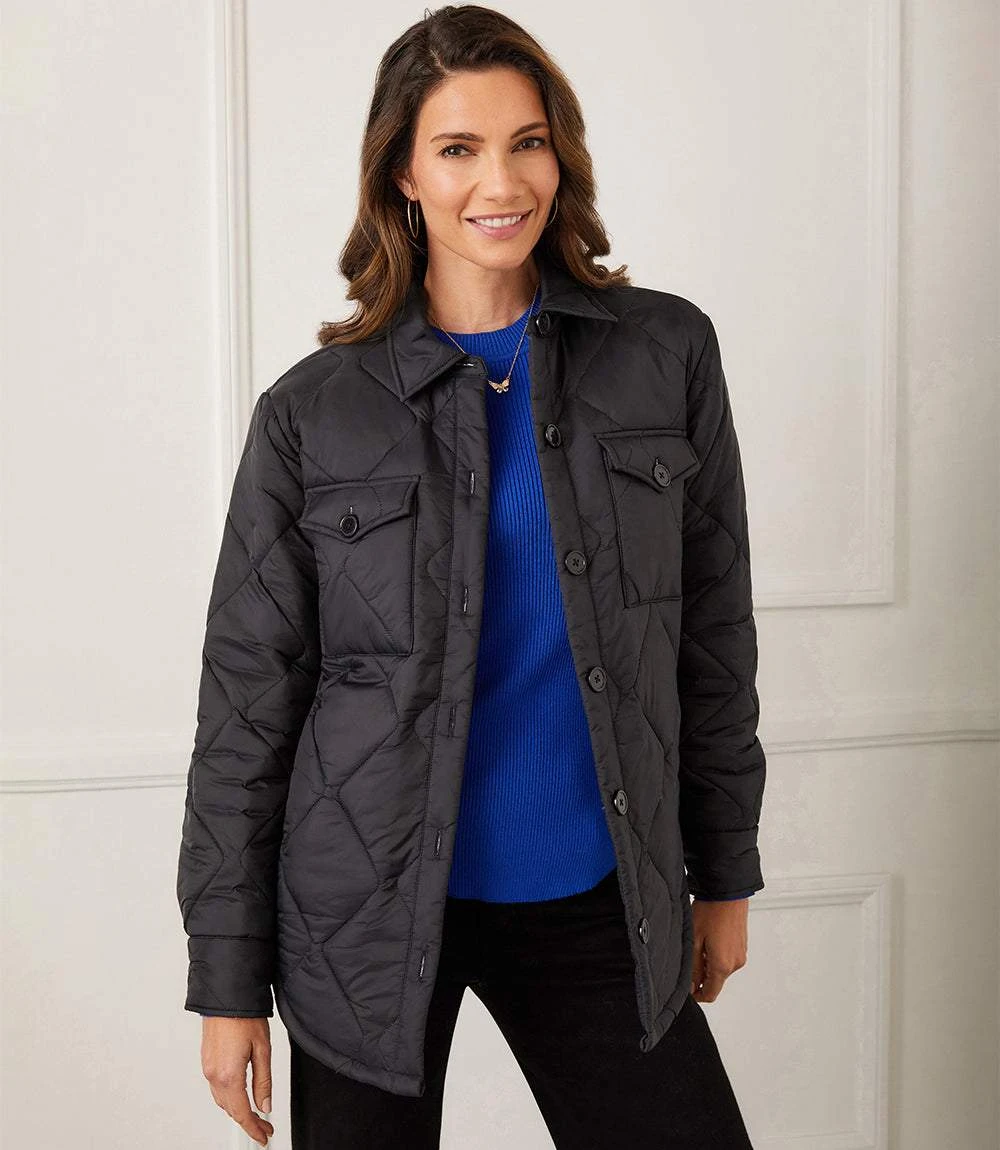 Faux Fur Quilted Jacket 4 Faux Fur Quilted Jacket - Image 2