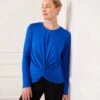 Twist Front Top -Karen Kane Store 4L14006 ROY karenkane 2024 winter 00