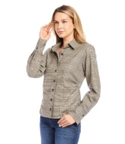 Sequin Side-Pleat Shirt -Karen Kane Store 4L19101 PLA karenkane 2024 winter 00 2