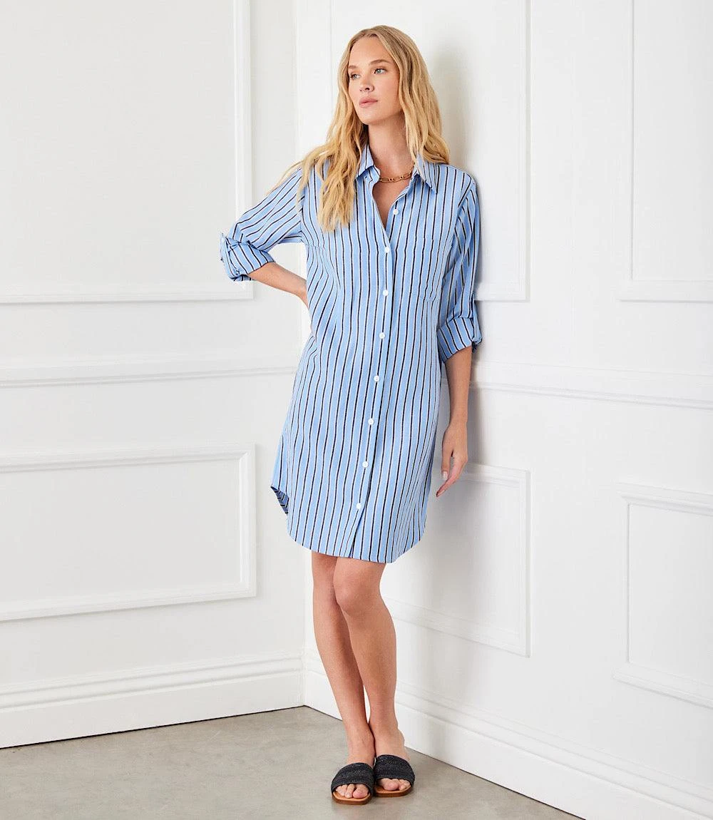 Stripe Shirtdress 7 Stripe Shirtdress - Image 5