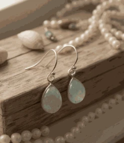 Faceted Aquamarine Teardrop Earrings -Karen Kane Store 5D2D12C3 A5F9 467C A7C0 E5574AFA4193