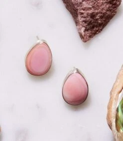 Pink Conch Necklace And Earrings Set -Karen Kane Store 5ED4943C B74B 4FE4 A107 6434F33E4B06