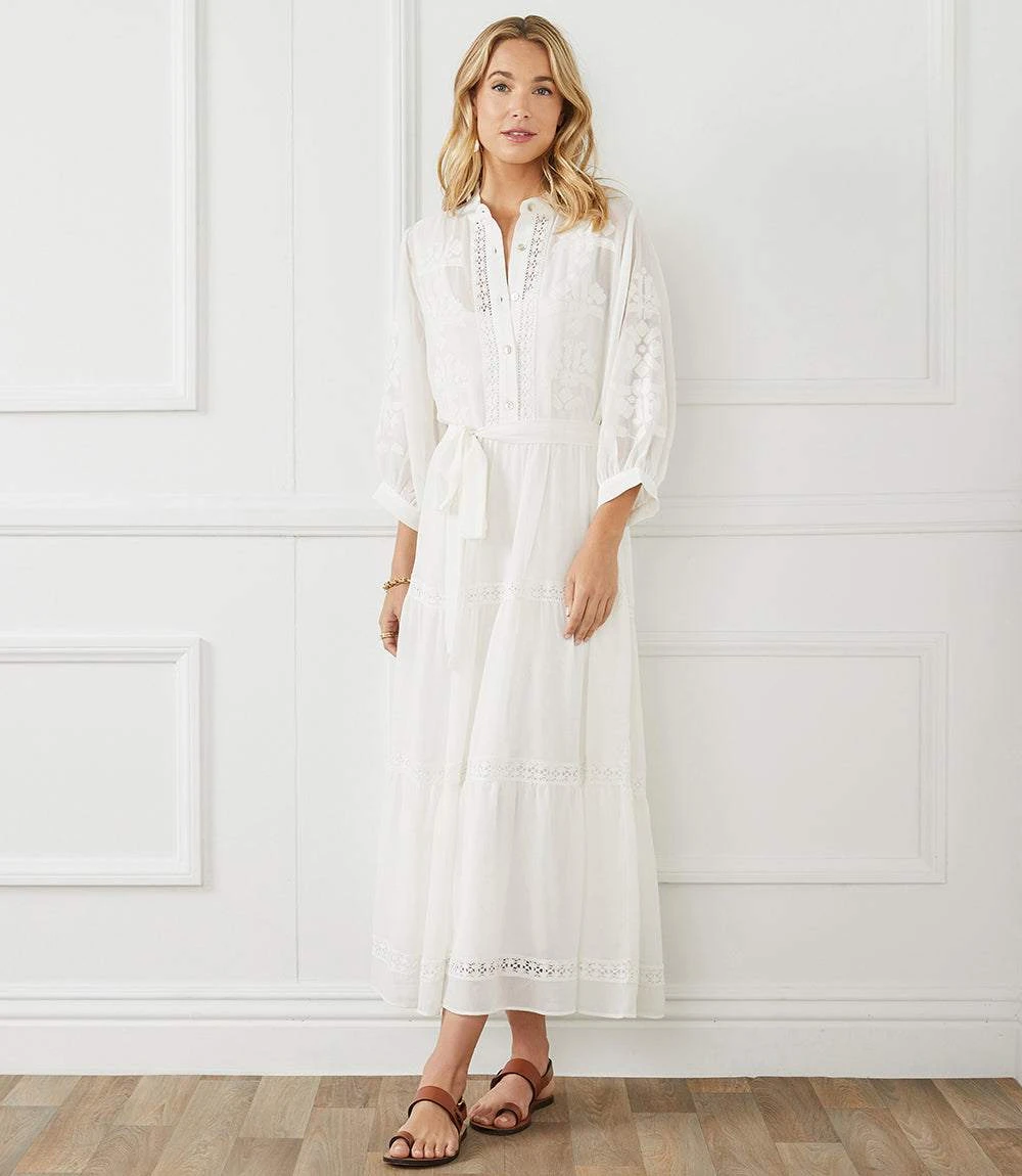 Embroidered Tiered Dress 7 Embroidered Tiered Dress - Image 5