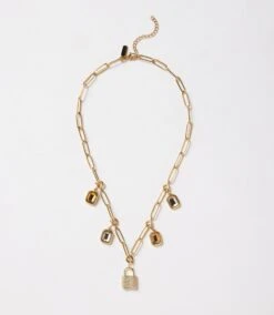 Locked In Light Charm Necklace 8 Locked In Light Charm Necklace -Karen Kane Store 7.31DELIVERY 42403