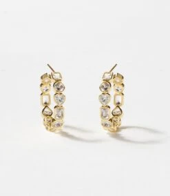 Gemstone Hoop Earrings 8 Gemstone Hoop Earrings -Karen Kane Store 70244832 8D86 4C28 A376 56A3E23C8D50