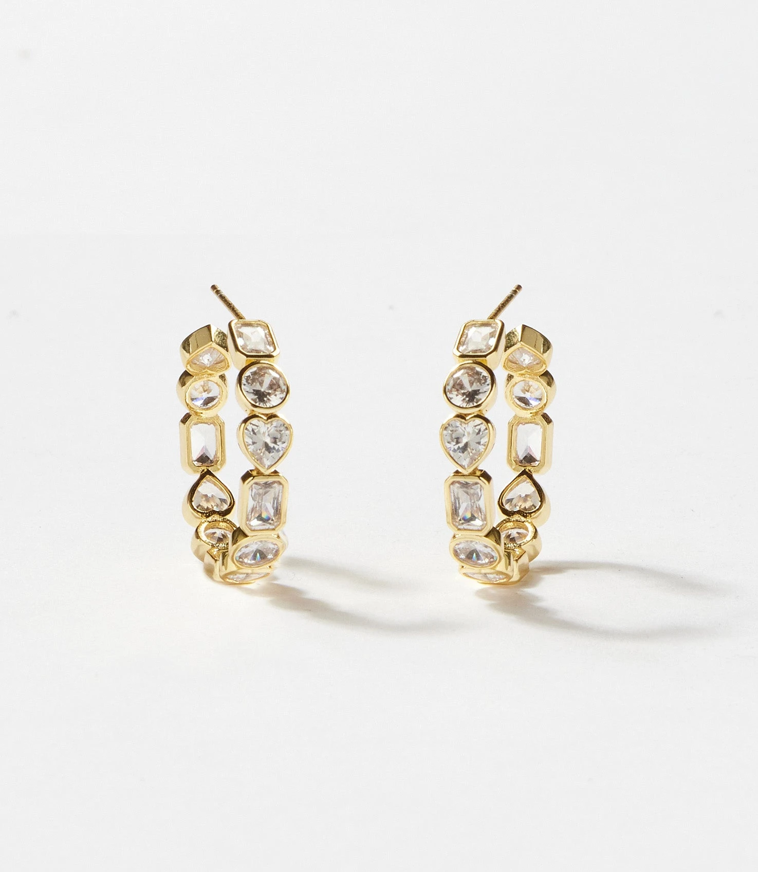 Gemstone Hoop Earrings 5 Gemstone Hoop Earrings - Image 3