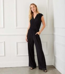 Sleeveless Travel Jersey Jumpsuit 17 Sleeveless Travel Jersey Jumpsuit -Karen Kane Store 789DF815 8847 41F8 8001 CE7D9D7F2DB1