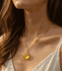 Citrine Quartz Pendant Necklace -Karen Kane Store 7E99345A BC48 40CA ACCF CC2E0C26461D