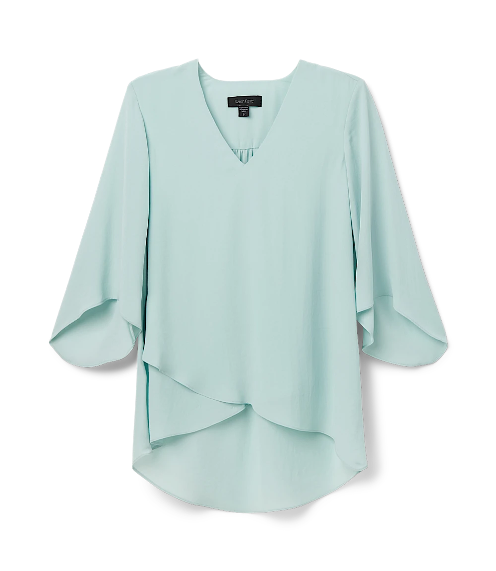 Plus Size Bracelet Sleeve Asymmetric Top 6 Plus Size Bracelet Sleeve Asymmetric Top - Image 4