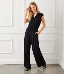 Petite Size Sleeveless Travel Jersey Jumpsuit -Karen Kane Store 910D8766 8751 4715 B8E3 FE2AA1AF85C3 1