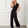 Sleeveless Travel Jersey Jumpsuit -Karen Kane Store 910D8766 8751 4715 B8E3 FE2AA1AF85C3