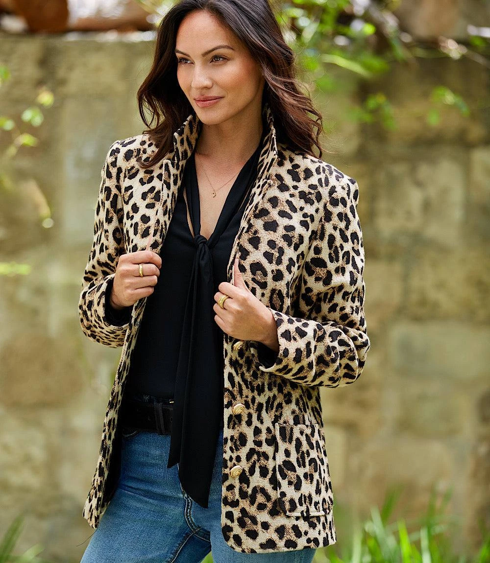 Animal Jacquard Blazer 3 Animal Jacquard Blazer