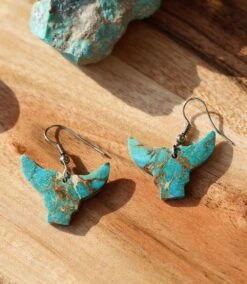 Longhorn Turquoise Earrings -Karen Kane Store 93DDA2ED F47A 446B 85F1 8CEA28B99C05