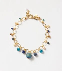 Lapis And Pearl Station Bracelet -Karen Kane Store 96F4062D F862 4293 A112 8EC930BC9259