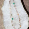 Multi Color Beaded Gemstone Necklace -Karen Kane Store 9BC6C73F 4939 4C82 B004 A6B6B2FA8001