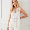 Lace Trim Sleeveless Top -Karen Kane Store A42EE3E4 CD10 4D71 9989 9DE13D3E43A2