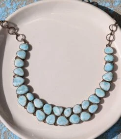 Larimar Station Necklace