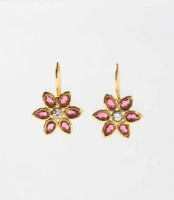 Floral Gemstone Earrings -Karen Kane Store AE93E10E C059 4178 8DD8 44D8DA1BD9AE