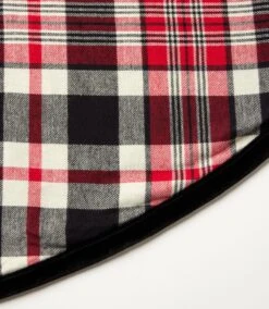 Reversible Plaid & Leopard Christmas Tree Skirt 19 Reversible Plaid & Leopard Christmas Tree Skirt -Karen Kane Store B139C386 610A 4A4D 8B96 6C58FC6C4A0E