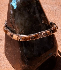 Boulder Turquoise Inlay Bracelet -Karen Kane Store C6AD6FFB 1F56 4EA4 BEEE 03B7BF068318