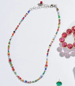 African Trade Beads Necklace -Karen Kane Store D7932E3D C17B 4C4A 9B00 B5D7CE05AF23