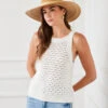 Sleeveless Crochet Sweater -Karen Kane Store D8BC2F92 2DAB 4876 B99A FDA8C52CC56D