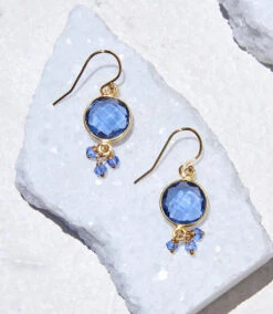 Iolite Dangle Earrings