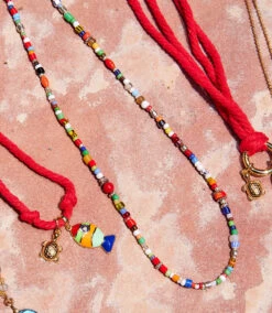 African Trade Beads Necklace -Karen Kane Store DC205B18 E59A 469D A7E1 5A93F08DDEAB