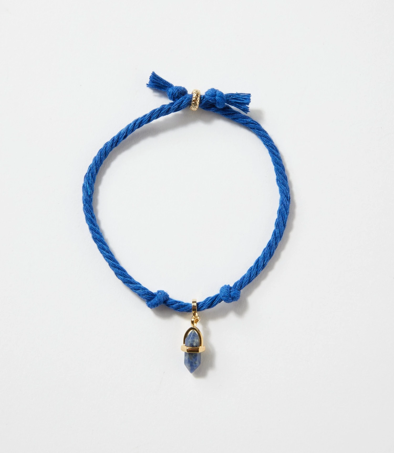 Sodalite Point Cord Bracelet 4 Sodalite Point Cord Bracelet - Image 2