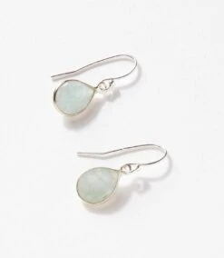 Faceted Aquamarine Teardrop Earrings -Karen Kane Store DD8736AD 4D17 4C24 AE6B A915AC8842DB