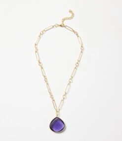Amethyst Quartz Pendant Necklace -Karen Kane Store DE335622 E018 4078 85F8 26DAB25810AC