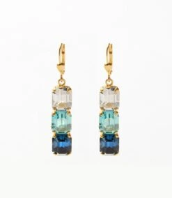 Triple Crystal Earrings -Karen Kane Store E032E89C 36B7 4FAC 8A9B 4AC972CC60E6