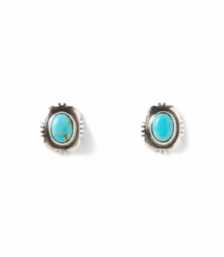 Turquoise Stud Earrings -Karen Kane Store E100070 TUR 01