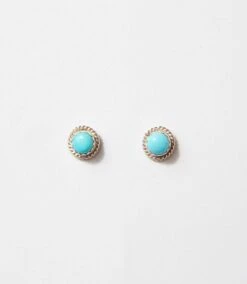 Sterling Silver Turquoise Stud Earrings