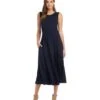 Sleeveless Artisan Dress -Karen Kane Store L13001 navy 001 92954574 0dd6 40e3 ba51 4657b750a2ca