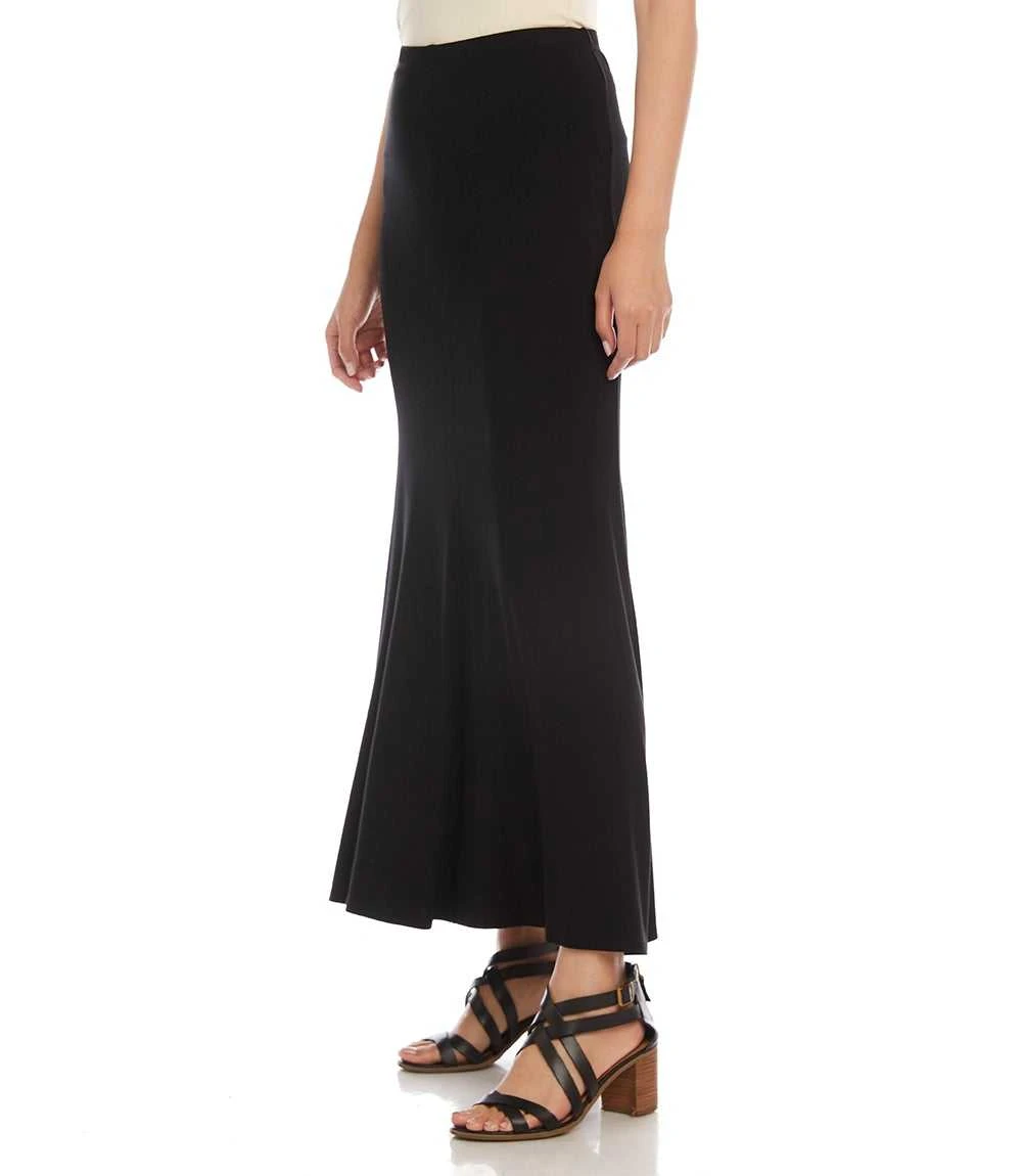 Pull On Maxi Flare Skirt 5 Pull On Maxi Flare Skirt - Image 3
