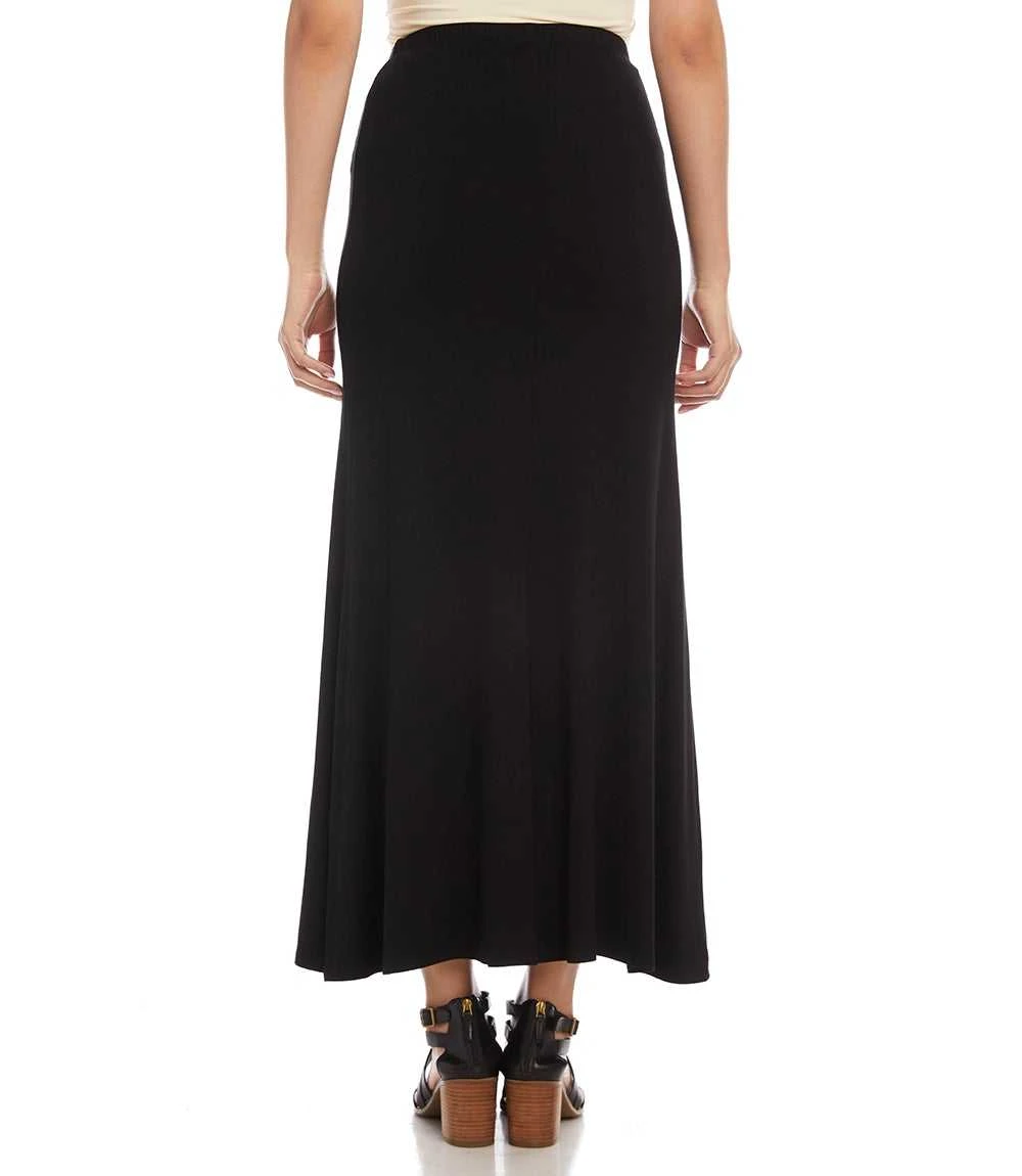 Pull On Maxi Flare Skirt 4 Pull On Maxi Flare Skirt - Image 2