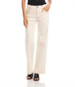 Full Length Wide-Leg Jeans -Karen Kane Store L16502 NAT KK 2025 Summer 00 1