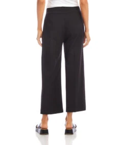 Cropped Wide-Leg Pants -Karen Kane Store L51101 BLK KK 2025 Summer 00 3