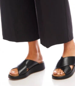 Cropped Wide-Leg Pants -Karen Kane Store L51101 BLK KK 2025 Summer 00 4