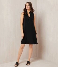 Sleeveless Zip-Up Travel Dress -Karen Kane Store L51537 BLK 006 4a13e529 6e5d 4b87 a690 72082341e45d