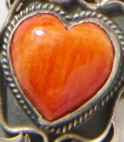 Spiny Oyster Heart And Turquoise Stone Necklace -Karen Kane Store N300179 MUL sw