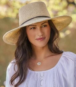 Wide Brim Gambler Hat 19 Wide Brim Gambler Hat -Karen Kane Store a07 21 21 KK 0306