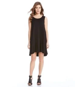 Sleeveless Maggie Trapeze Dress -Karen Kane Store black 3 zoom 8abc1a2d fec2 460c 9043 cf963503fd17