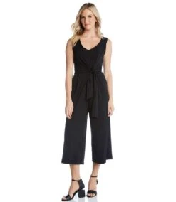 Tie-Front Travel Jumpsuit 11 Tie-Front Travel Jumpsuit -Karen Kane Store karenkane 2020 spring mailer L46132 BLK 004 3a8c2d74 b2f9 45b8 8398 8266afa1d855