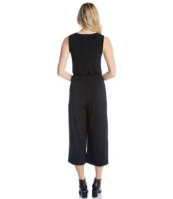 Tie-Front Travel Jumpsuit 13 Tie-Front Travel Jumpsuit -Karen Kane Store karenkane 2020 spring mailer L46132 BLK 005 57569536 37ed 40a9 82b5 51eccd8e68b3