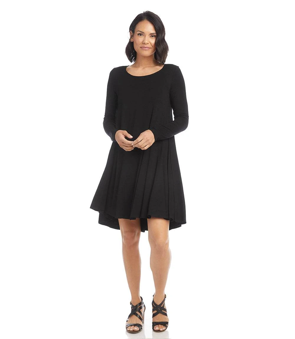 Long Sleeve Maggie Trapeze Dress 4 Long Sleeve Maggie Trapeze Dress - Image 2