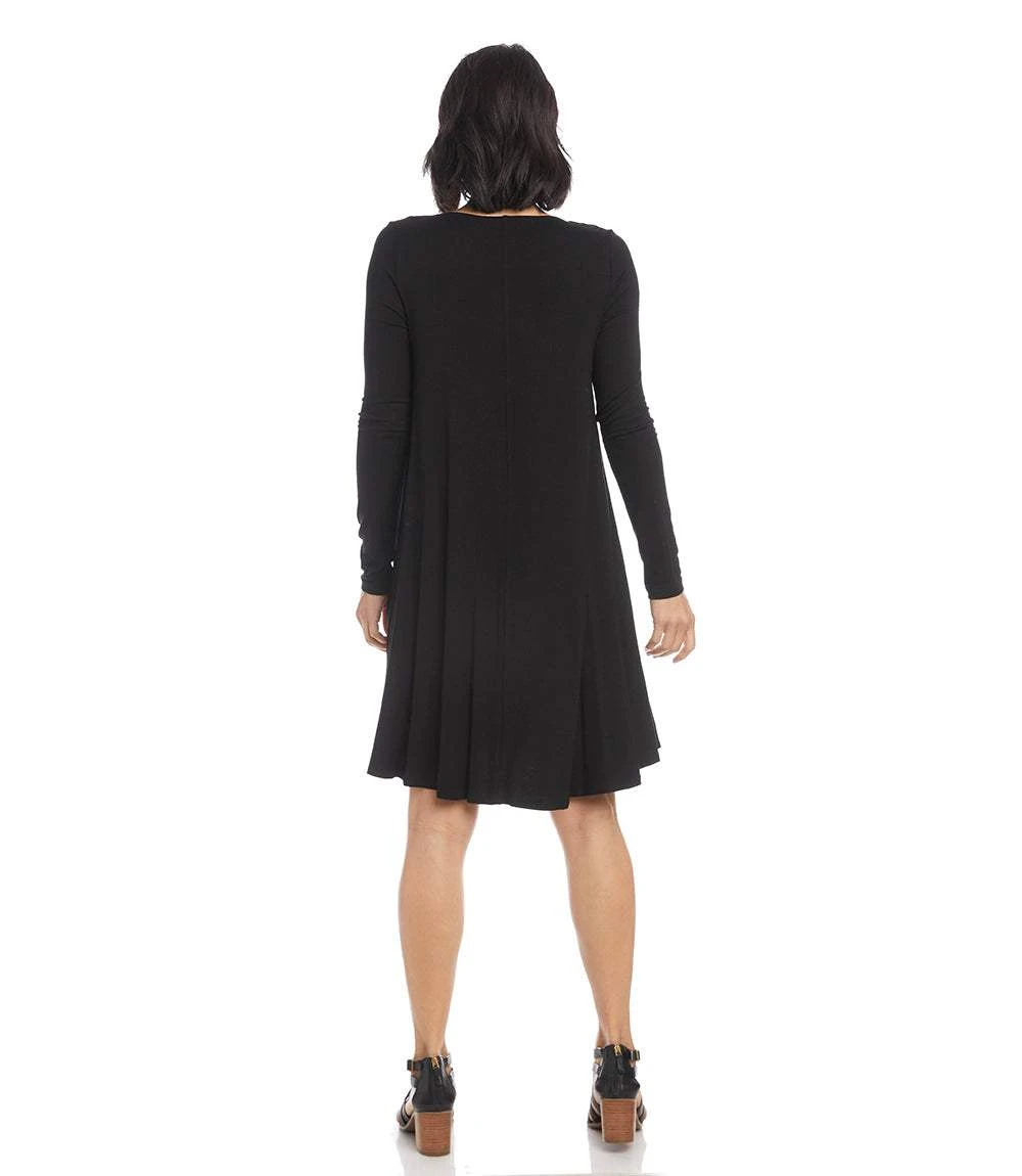 Long Sleeve Maggie Trapeze Dress 5 Long Sleeve Maggie Trapeze Dress - Image 3