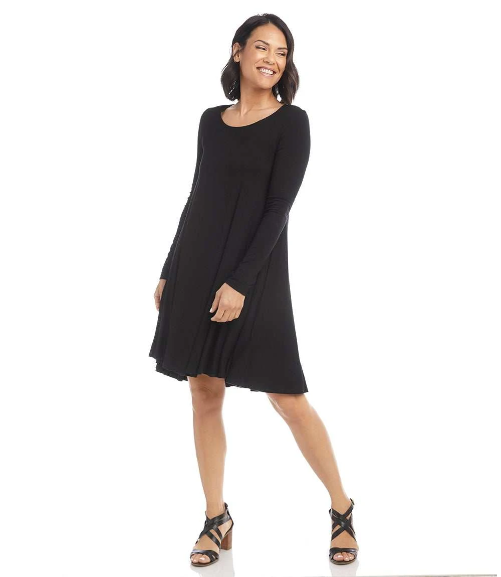 Long Sleeve Maggie Trapeze Dress 6 Long Sleeve Maggie Trapeze Dress - Image 4